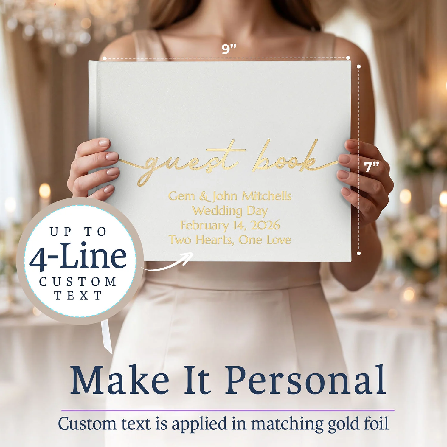 All Occasion Guestbook - White